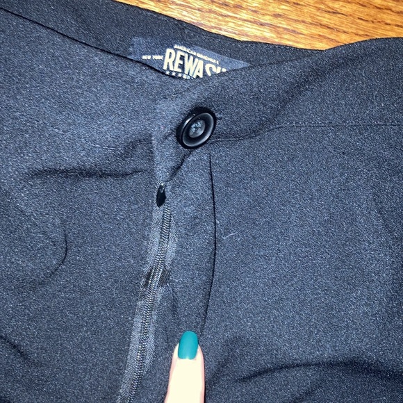 Rewatch black flare slacks / dress pants - Picture 4 of 6